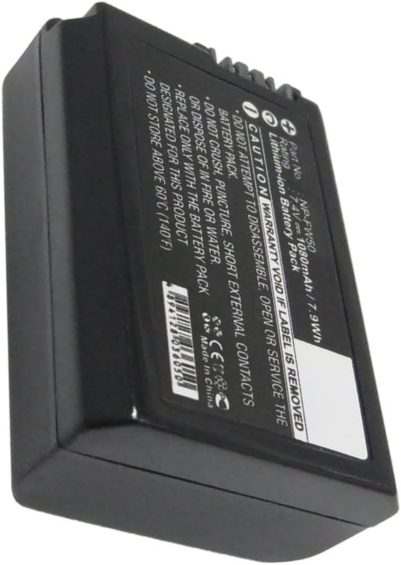 Batería NP-FW50 Cámaras Sony A6000- A6500- A6300- A7