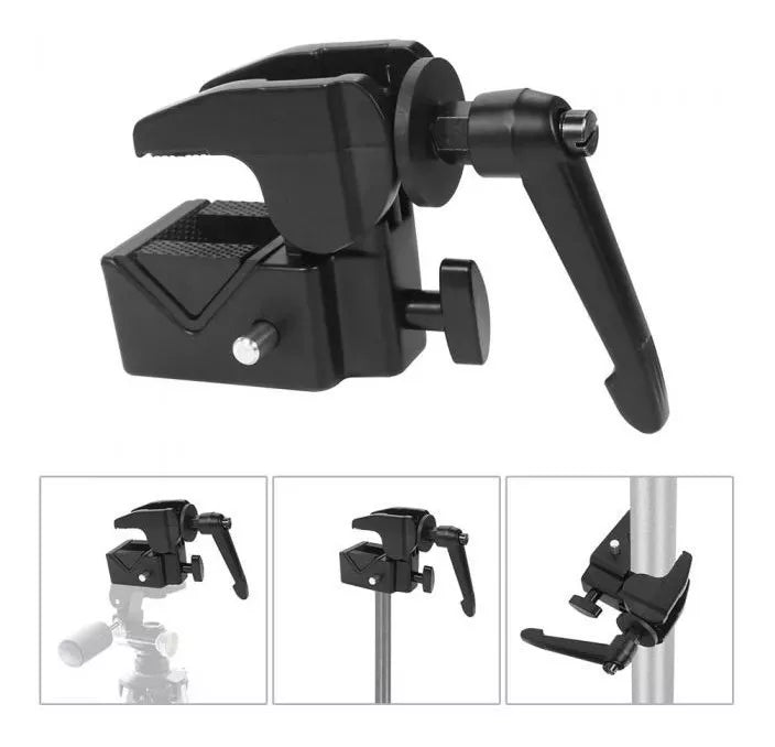 Abrazadera De Trípode Para Cámara Super Clamp Para... - Grandado