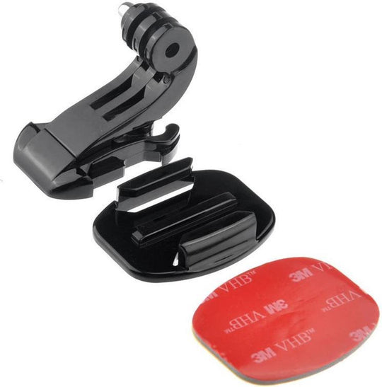 Kit Soporte J Hook+ Base Plana+ Pegatina Camaras Accion Gopro