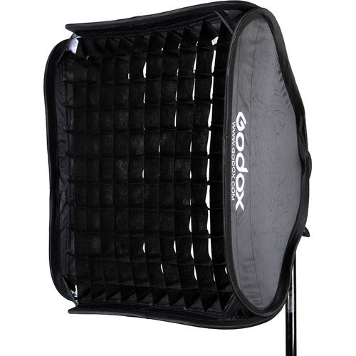 Softbox 60x60cm Godox Para Flash Con Difusor Y Grid / Panal