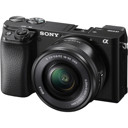 Cámara Sony Alpha a6100 Mirrorless Con Lente Zoom De 16-50mm