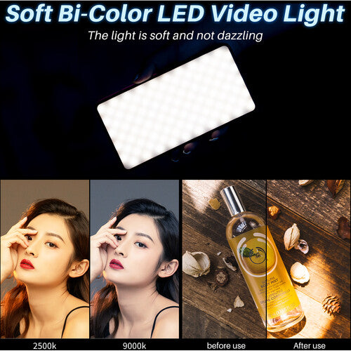Luz Led Para Video Recargable Bicolor 2500-9000K Ulanzi VL200