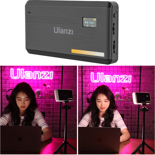 Luz Led Para Video Recargable Bicolor 2500-9000K Ulanzi VL200