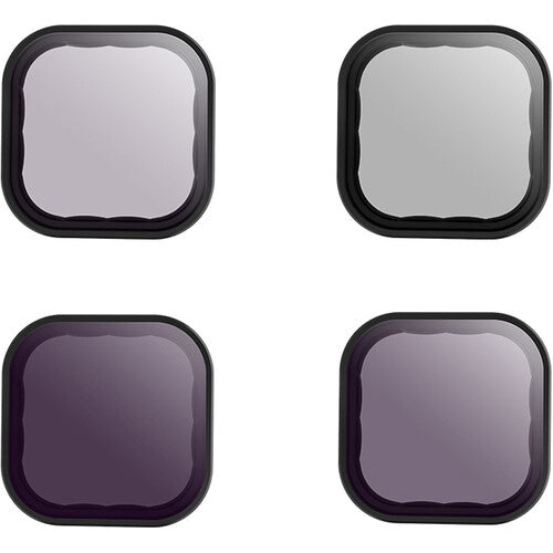 Kit De 4 Filtros CPL ND8 ND16 ND32 GoPro 9/10/11/12 TELESIN