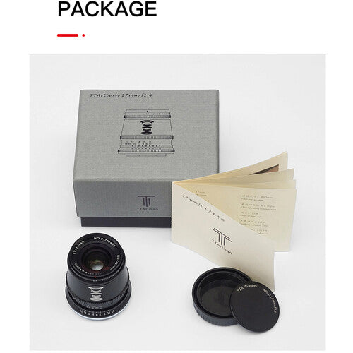 Lente Ultra Gran Angular De Enfoque Manual TTArtisan 17mm f/1.4 Para Nikon Montura Z APS-C