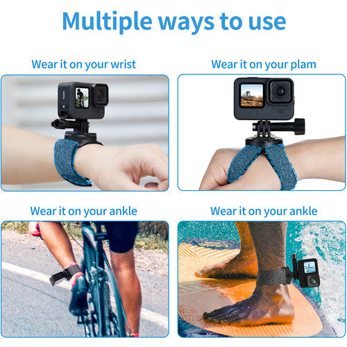 Correa Strap De Muñeca Rotacion 360 Grados Telesin Para Camaras de Accion GoPro Insta