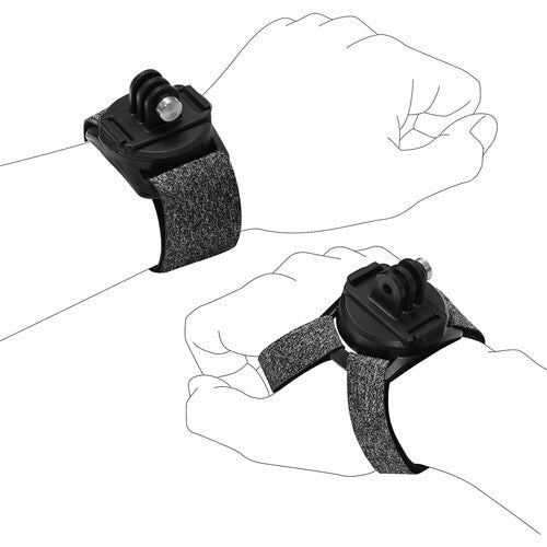 Correa Strap De Muñeca Rotacion 360 Grados Telesin Para Camaras de Accion GoPro Insta