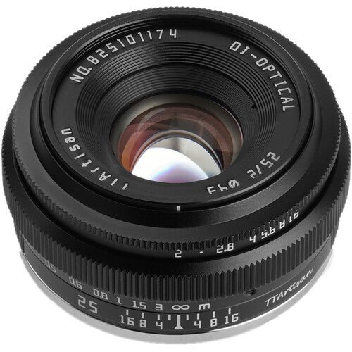 Lente De Enfoque Manual TTArtisan 25mm f/2 Para Sony Montura E APS-C