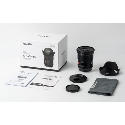 Lente Viltrox Ultra Gran Angular 16mm f/1.8 AutoFocus Full Frame Con Pantalla LCD
