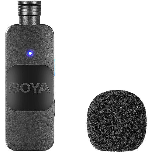Micrófono Inalámbrico Doble Transmisor Para iPhone iPad Boya BY-V2 Plug Play