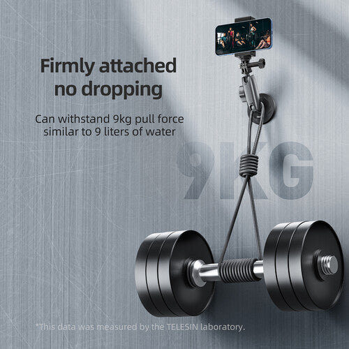 Soporte Base Ventosa Magnética Para Cámaras Accion GoPro Insta Telesin