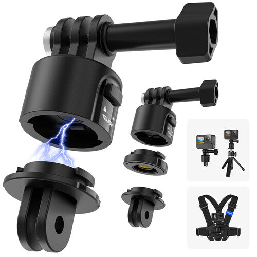 Adaptador Magnético Liberación Rápida Telesin Gopro Insta360