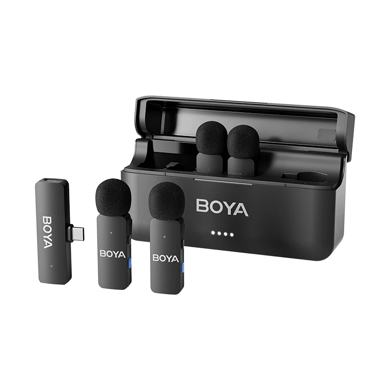 Microfono Inalambrico De Solapa X4 Tipo C Boya