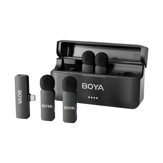 Microfono Inalambrico De Solapa X4 Tipo C Boya