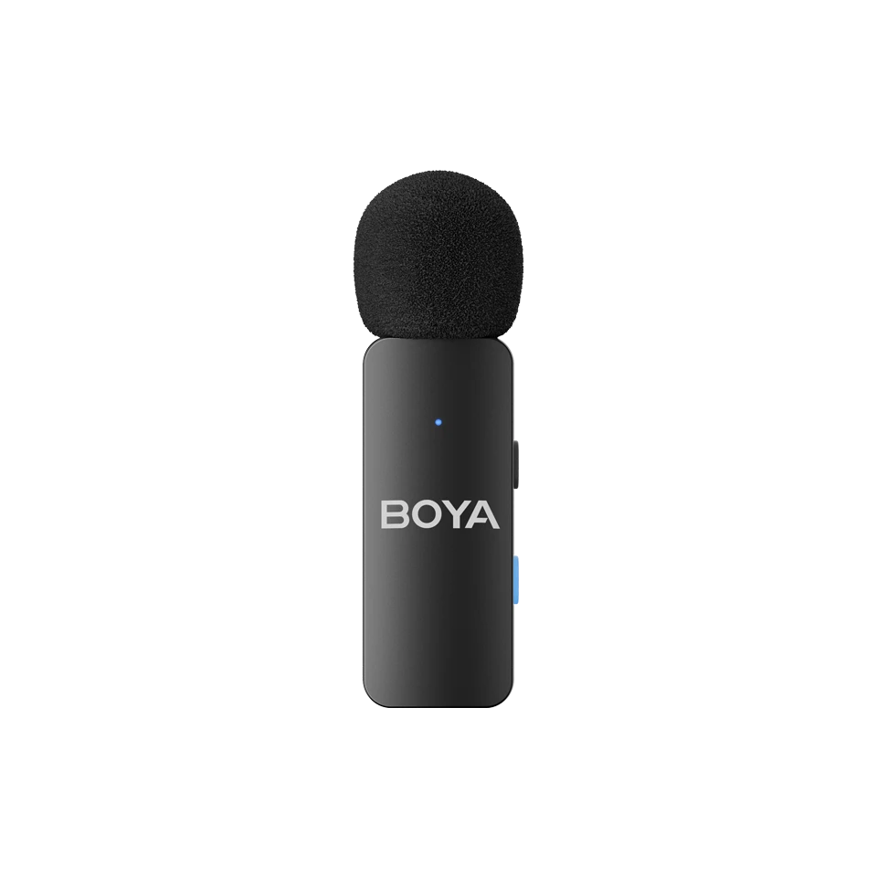 Microfono Lavalier Inalambrico Boya BYV4D Para iPhone Podcast Linghtning