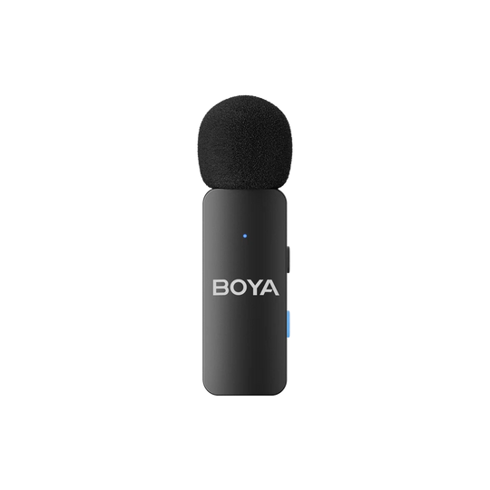 Microfono Lavalier Inalambrico Boya BYV4D Para iPhone Podcast Linghtning