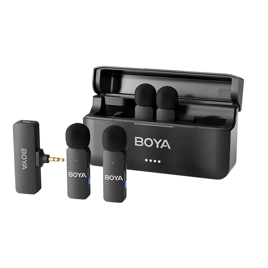 Microfono Inalambrico De Solapa X4 Plug 3.5 Boya