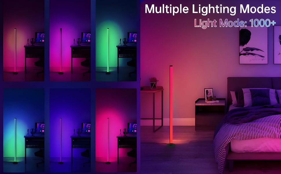 Kit 2 Barras Luz Led Rgb De Piso Ambientacion Streaming