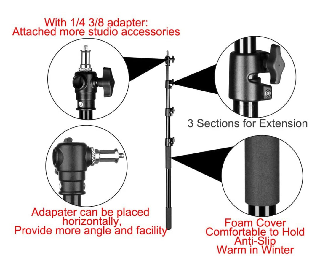 Soporte Monopod De Mano Para Flash o Luz Portatil 230cm