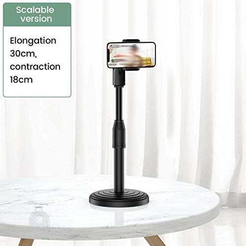 Soporte Para Celular Escritorio Base Redonda 36cm Max