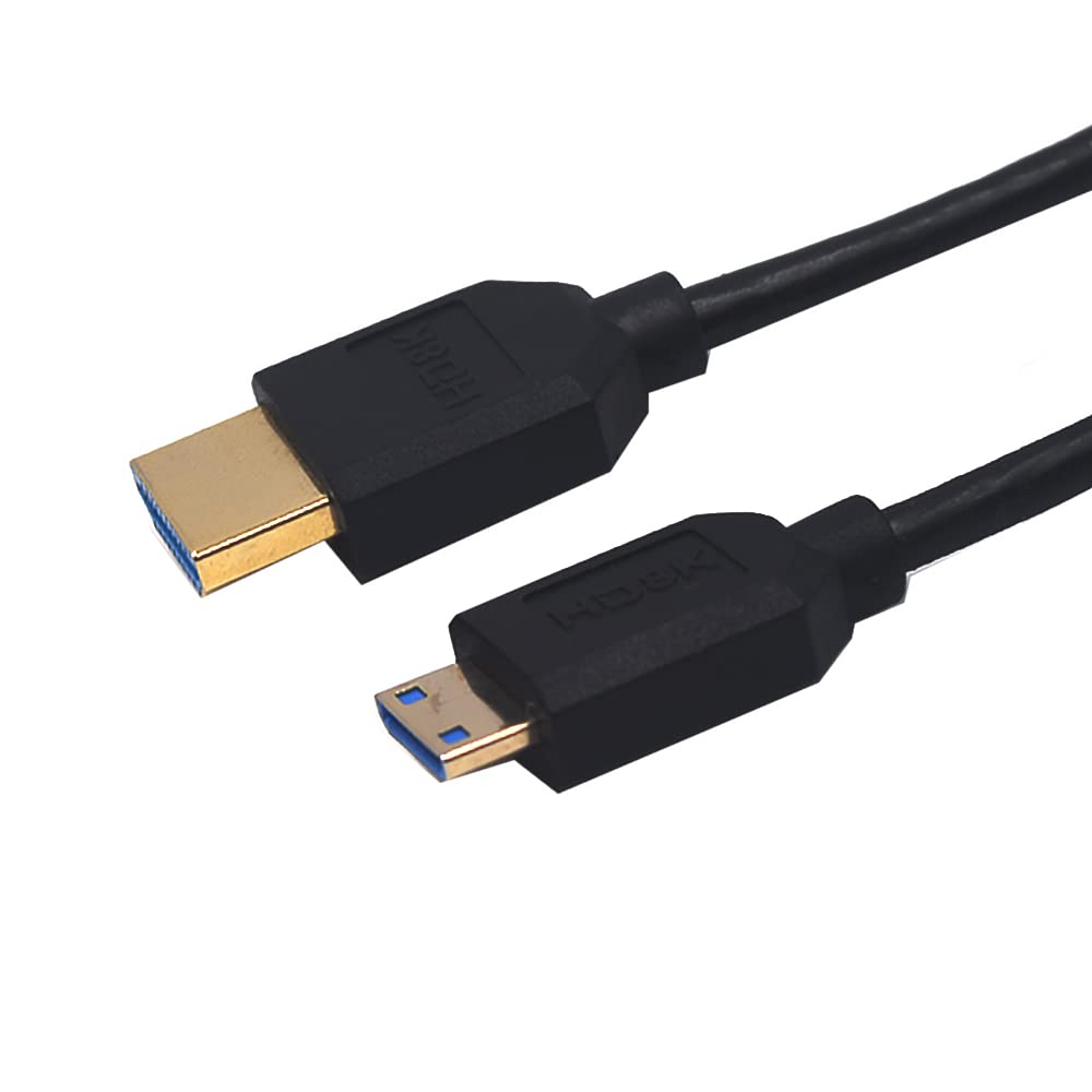 Cable Mini Hdmi A Hdmi En Espiral 4K(1mts)