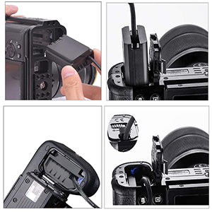 Adaptador Corriente Directa Para Camara SONY de Bateria FZ-100 Sony Alpha A7III A7IV A7C FX3 FX30 A6600 A6700 A7SIII A7RIII A7RIV A7RV ZV-E1 A1 A9 A9II A7III A7IV A7SIII