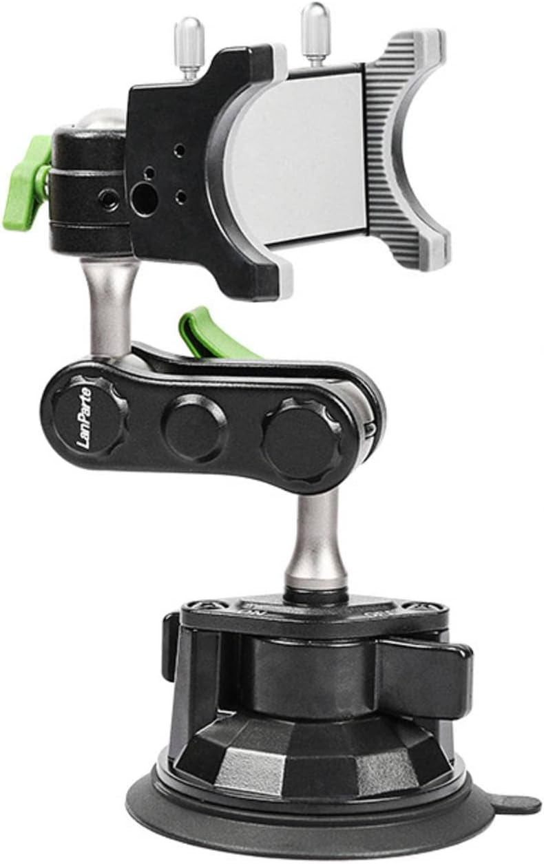 Soporte Celular Chupa Ventosa Ultraresistente Triple Cabeza de Bola