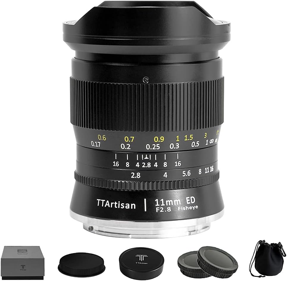 Lente Ojo De Pez Manual TTArtisan Ultra Gran Angular 11mm F/2.8 Para Nikon Montura Z Full Frame