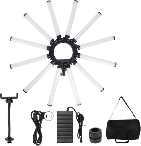 Aro De Estrella Para Fotografia Y Video,12 Aletas,180W HD180X