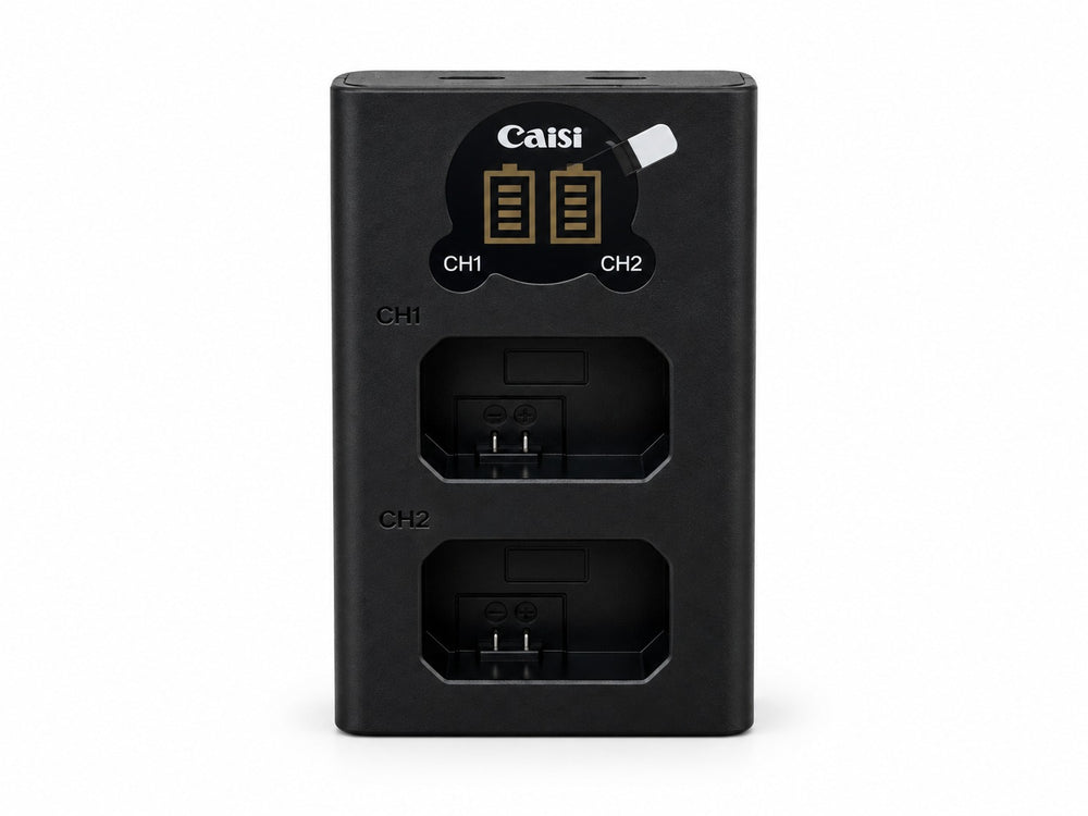 Cargador CAISI Dual Sencillo Para Bateria LP-E6NH Cámaras CANON