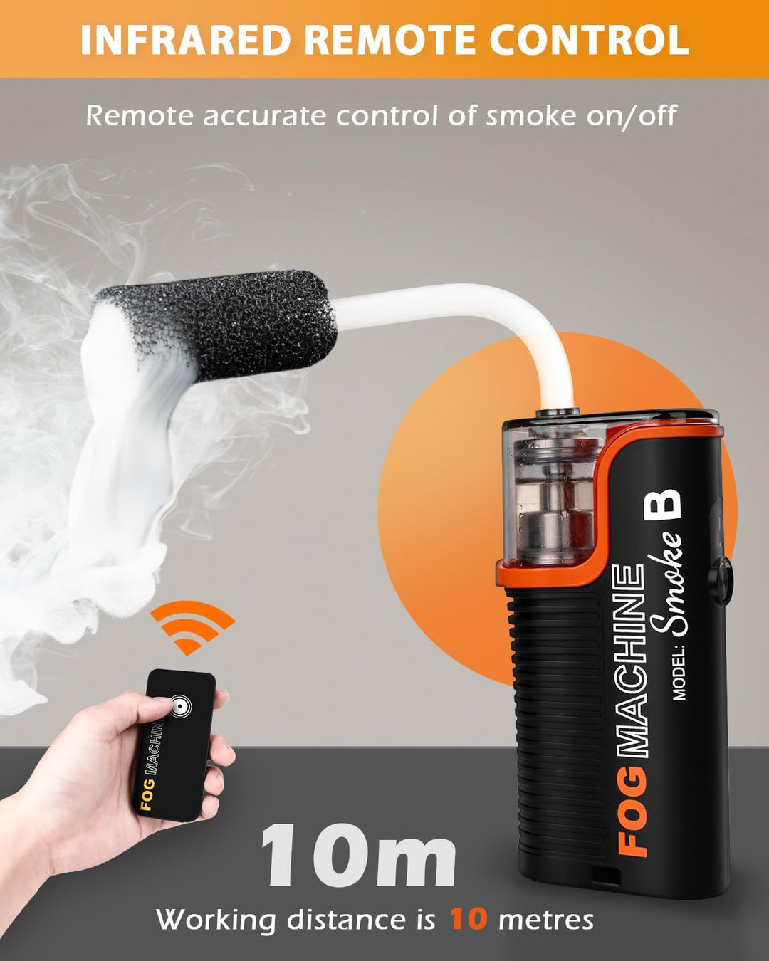 Maquina De Humo Portátil Para Fotografía Video LensGo Smoke B 40W