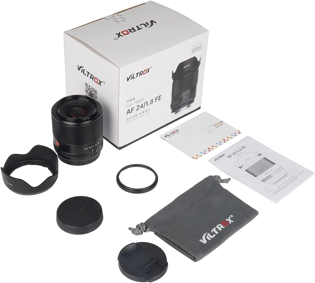 Lente Gran Angular Viltrox Autofocus 24 mm f/1.8 Para Sony o Nikon Full Frame