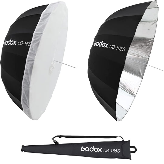 Sombrilla Tipo Broly Godox y Difusor 165 (D-S-W)