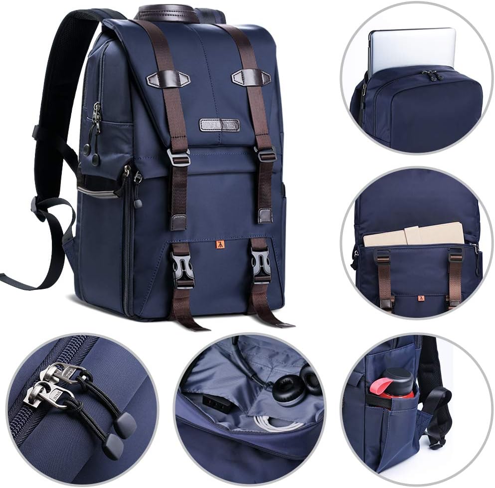 Maleta K&F Multifuncional Equipo Fotografia 20L Kf13087 Deep Blue