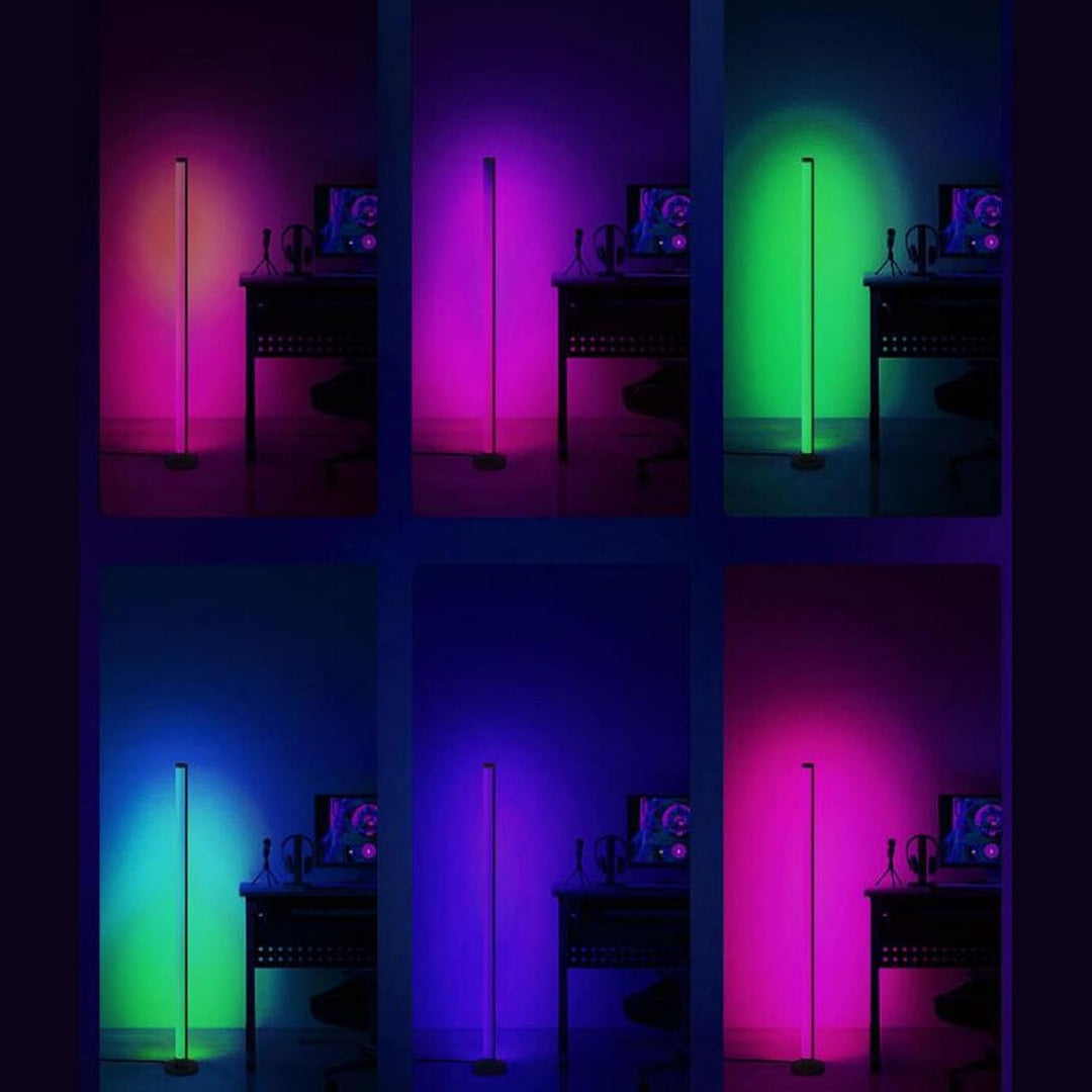 Kit 2 Barras Luz Led Rgb De Piso Ambientacion Streaming