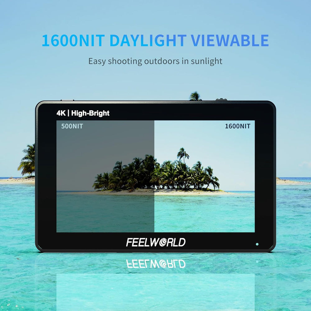 Monitor Feelworld F6 Plus Para Camara Fotografia Y Videos