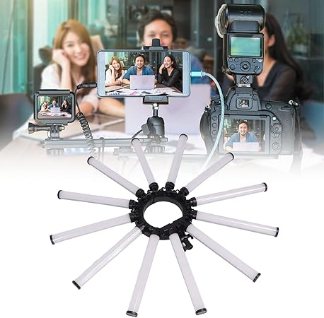 Aro De Estrella Para Fotografia Y Video,12 Aletas,180W HD180X