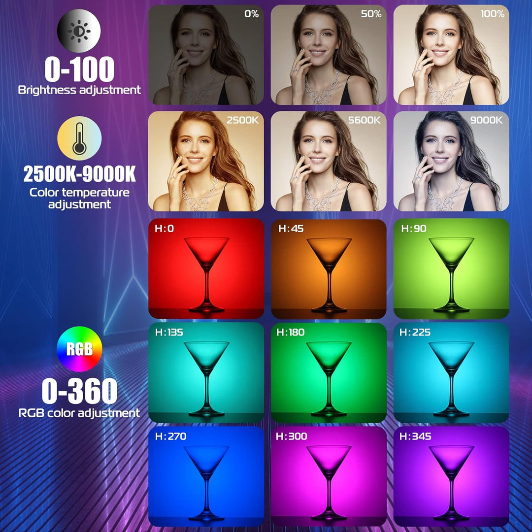 Luz Led De Fotografia Ulanzi VL119 Rgb 2500-9000K 7.5 W