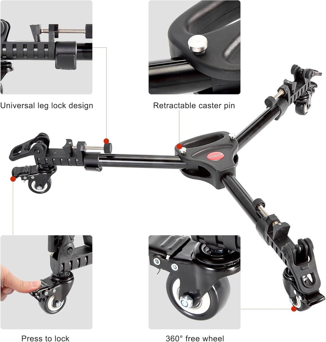 Estrella Dolly De Miliboo Perfecta Para Dar Movimientos Suaves Y Profesionales