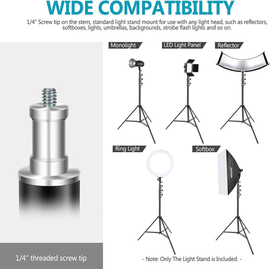 Tripode Iluminacion 2.8M Para Estudio De Fotografia