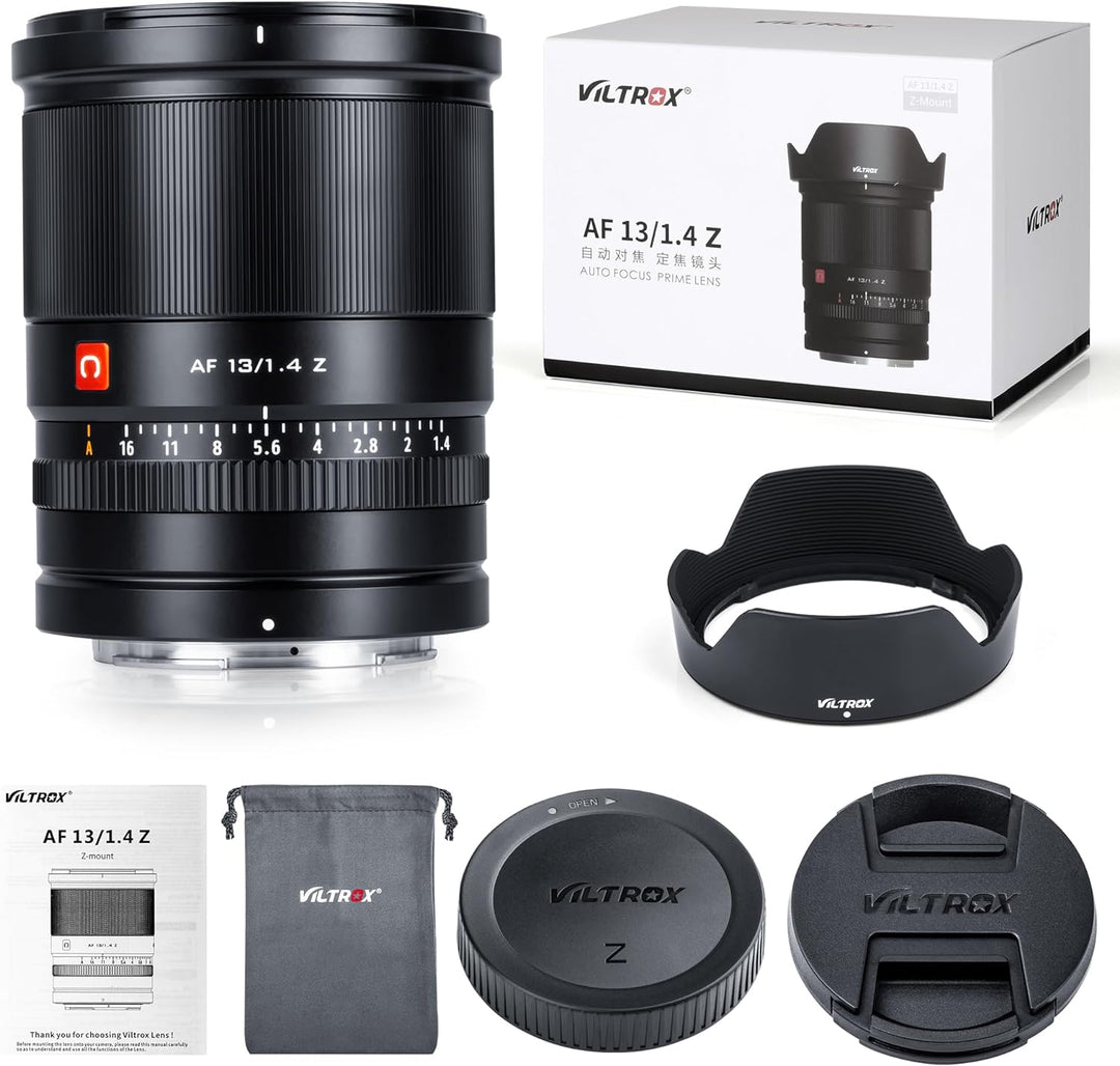 Lente Viltrox Super Gran Angular 13mm f/1.4 Autofocus Para Montura Nikon Z APS-C