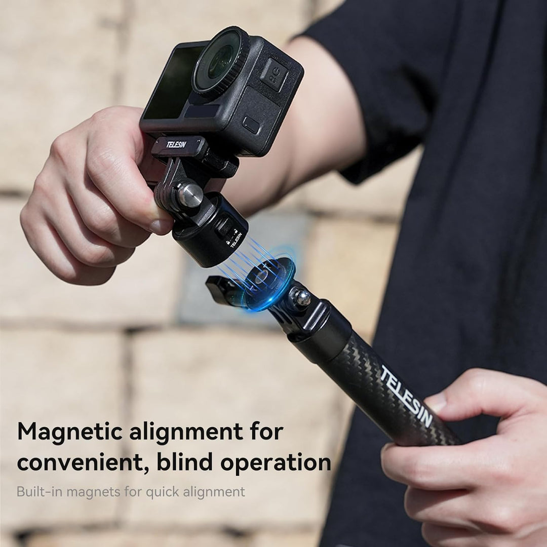 Adaptador Magnético Liberación Rápida Telesin Gopro Insta360