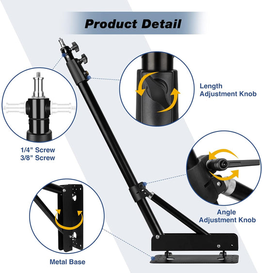 Soporte Brazo De Pared Triangular Para Montaje de Iluminacion
