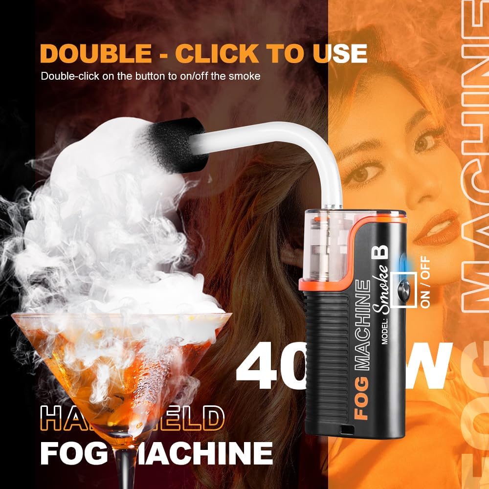 Maquina De Humo Portátil Para Fotografía Video LensGo Smoke B 40W