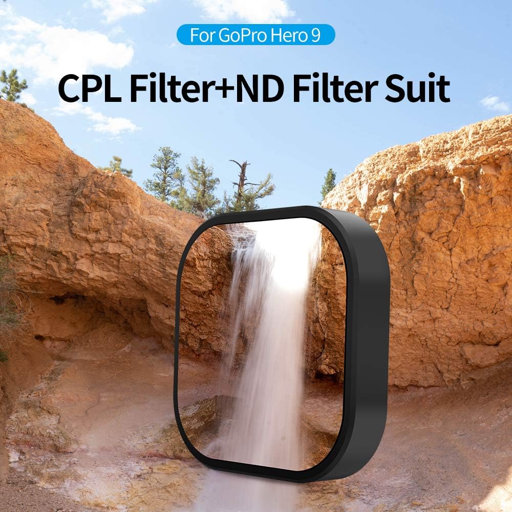 Kit De 4 Filtros CPL ND8 ND16 ND32 GoPro 9/10/11/12 TELESIN