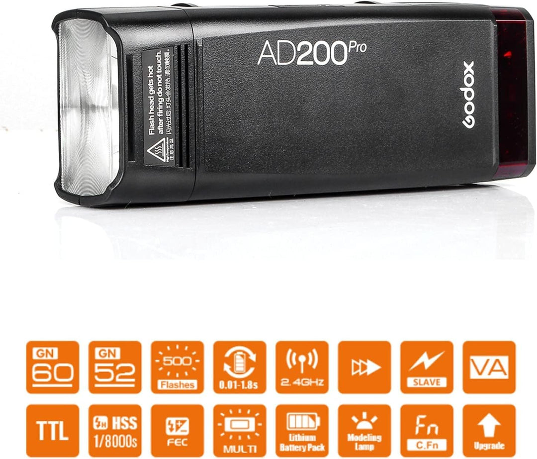 Flash Godox AD200 Pro TTL HSS 200W Pocket Flash