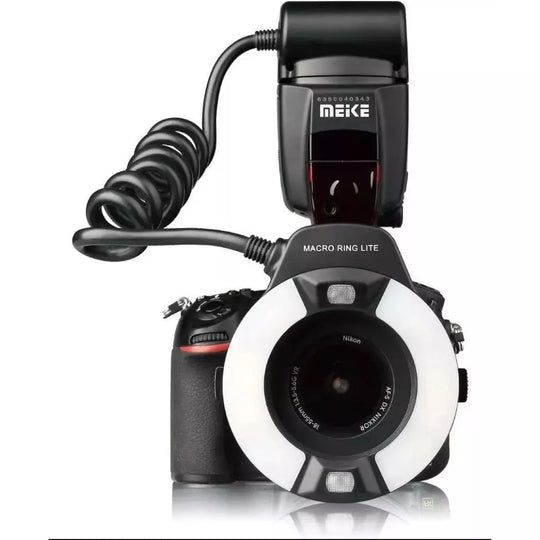 Ring Flash Anular Macro Meike Mk 14ext Para Nikon y Canon