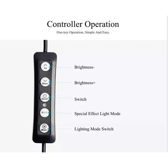 Aro De Luz Rgb 14pulgadas/ 35cm Profesional + Tripode 2m - LA BOUTIQUE FOTOGRAFICA ARO DE LUZ LA BOUTIQUE FOTOGRAFICA