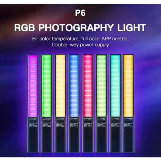 Barra De Luz Led Fotográfico Rgb Luxceo P6