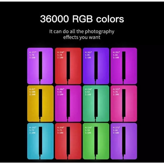 Barra De Luz Led Fotográfico Rgb Luxceo P6